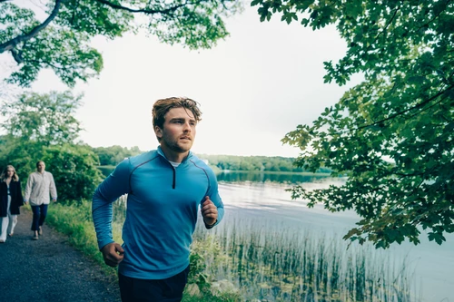 man running